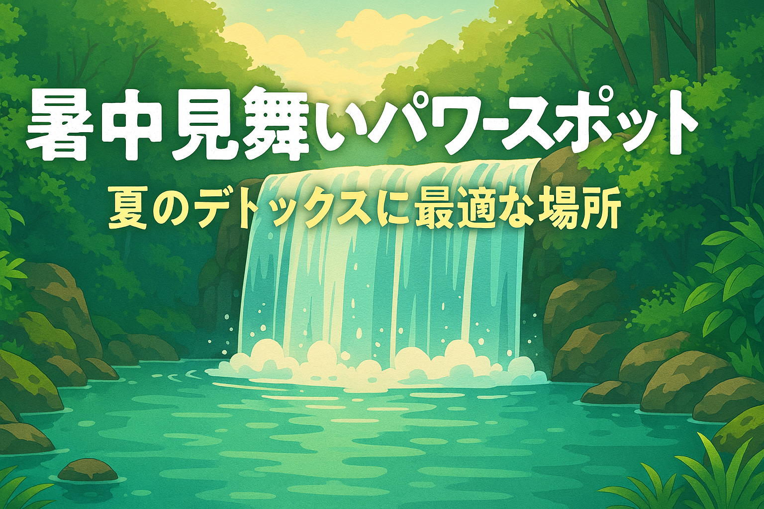 暑中見舞いに訪れたい夏のパワースポット｜心と体を整える涼の癒し旅