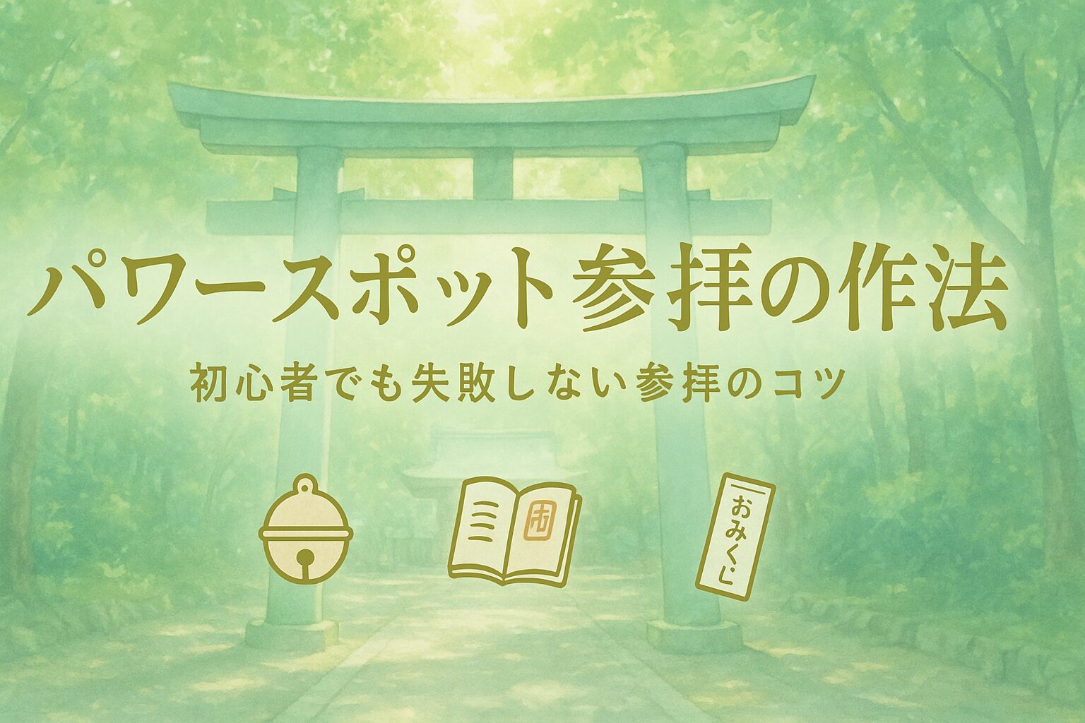 パワースポットの作法：初めてでも失敗しない参拝のコツ