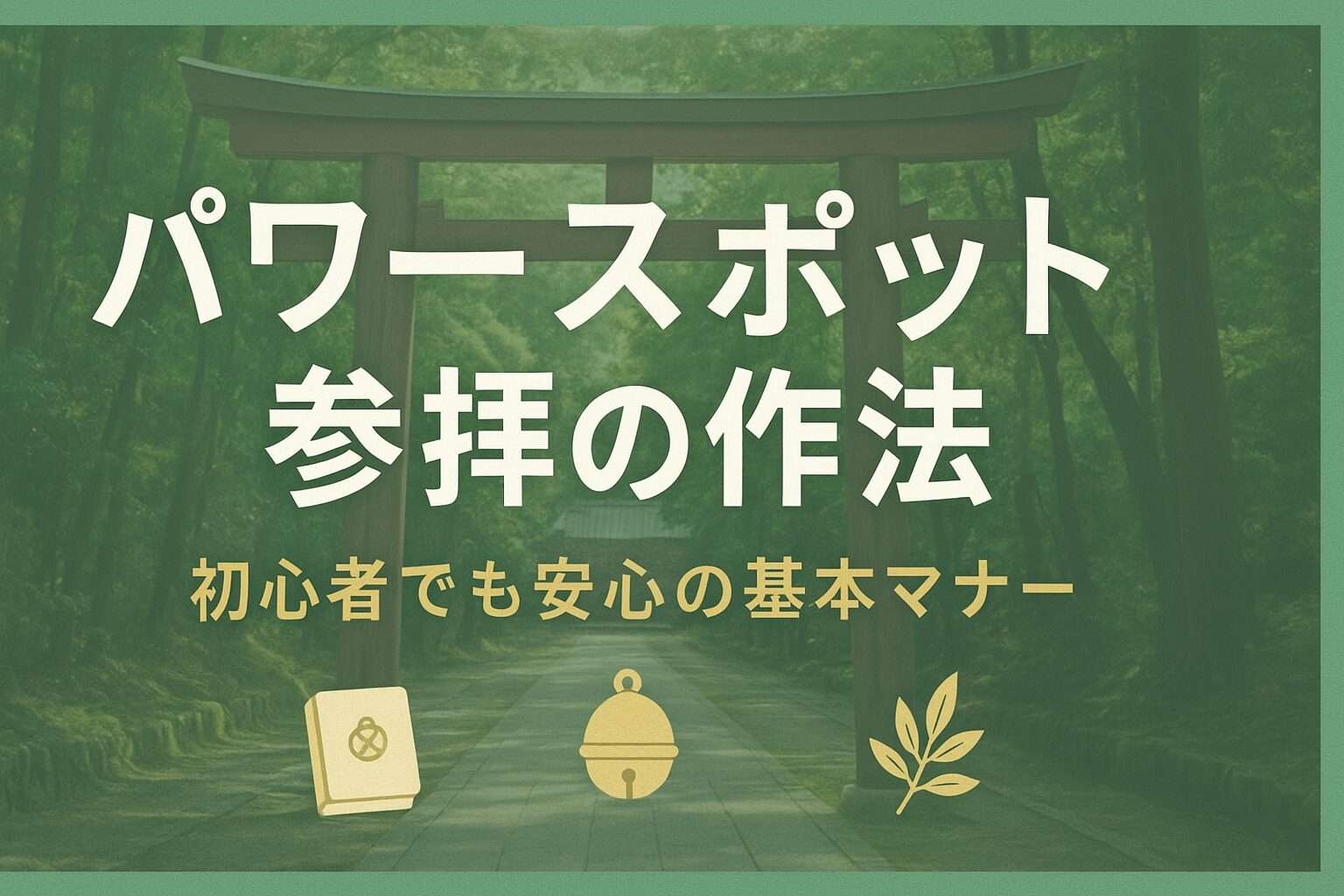 パワースポット参拝の作法完全ガイド｜初心者でも安心の正しいマナー