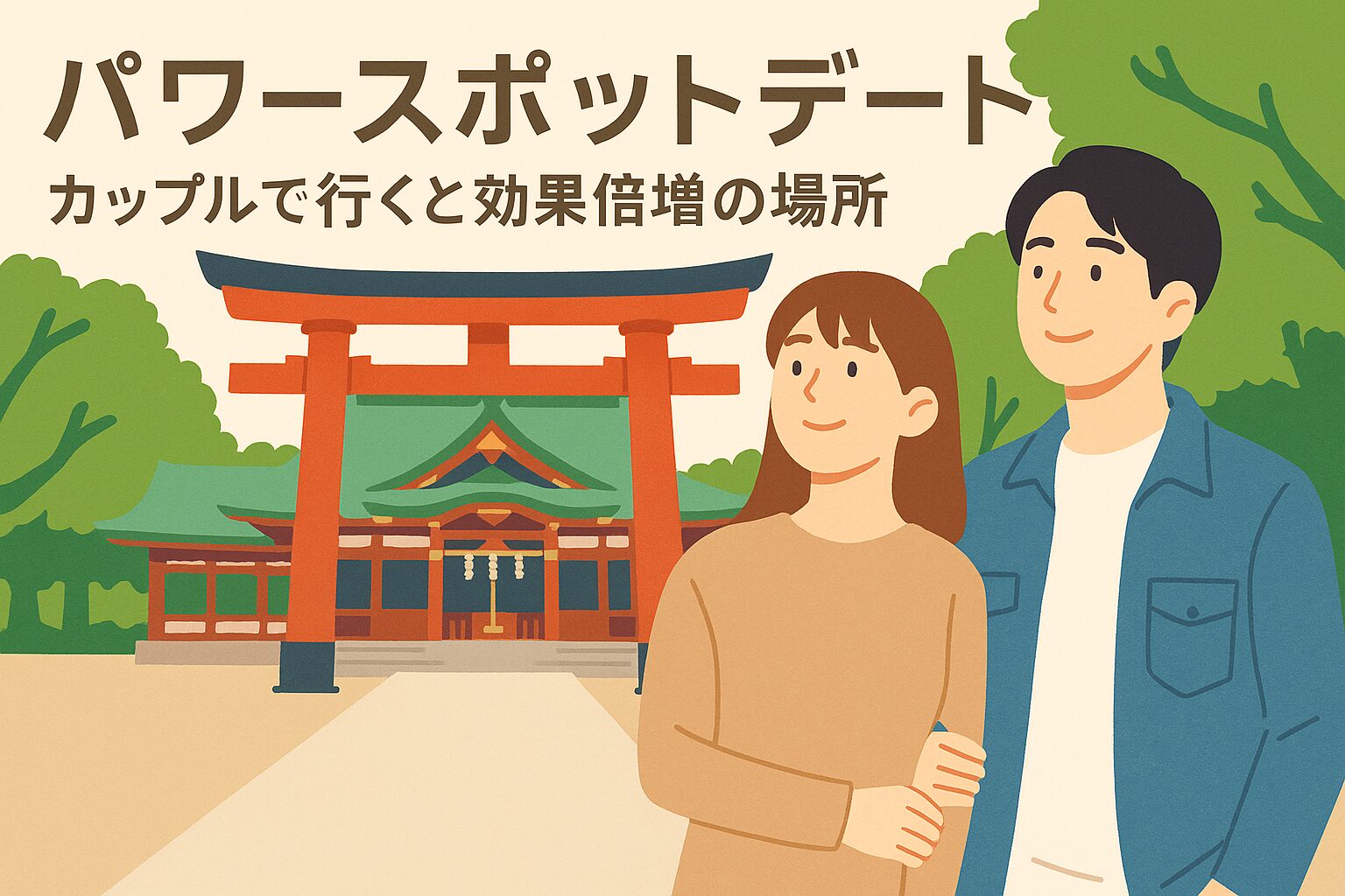パワースポットデート｜カップルで行くと効果倍増の場所