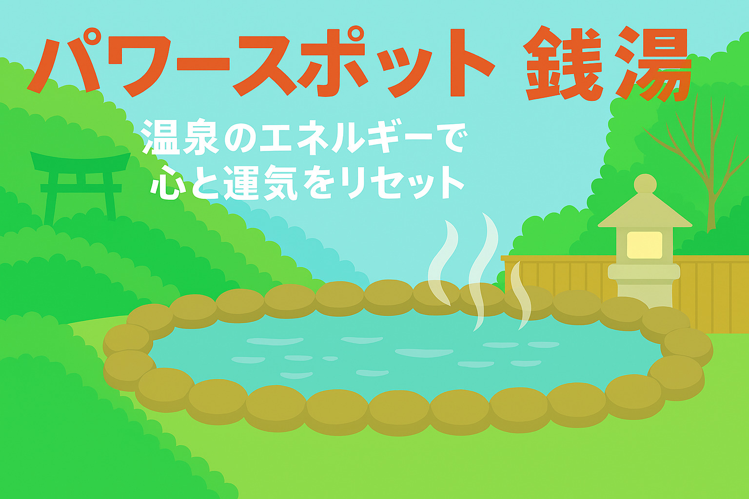 パワースポット銭湯｜心も体も整う「癒しと浄化」の湯めぐり