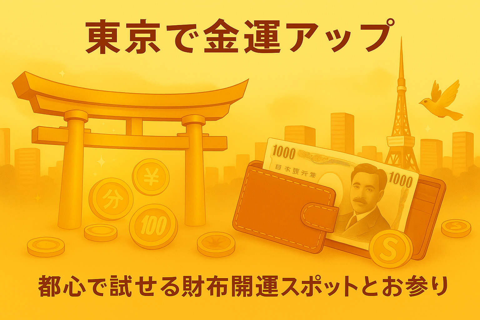東京で金運アップ｜都心で試せる財布開運スポットとお参り術