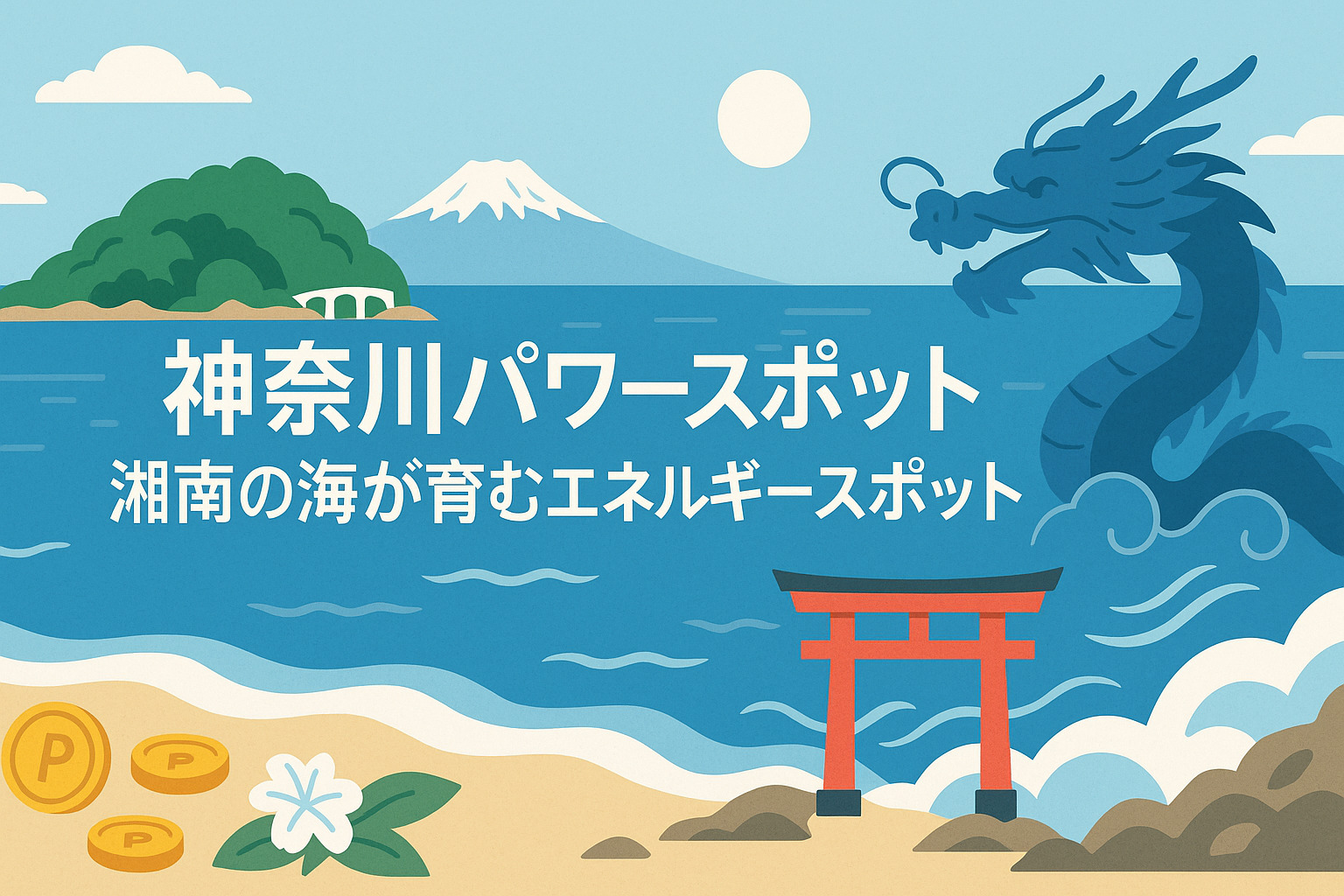 神奈川パワースポット｜湘南の海が育むエネルギースポット