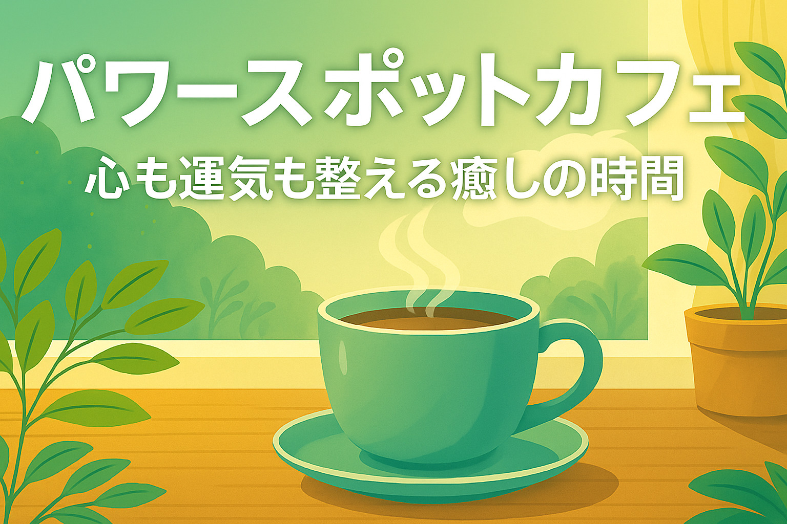 パワースポットカフェ｜運気が整う癒しの場所とは？