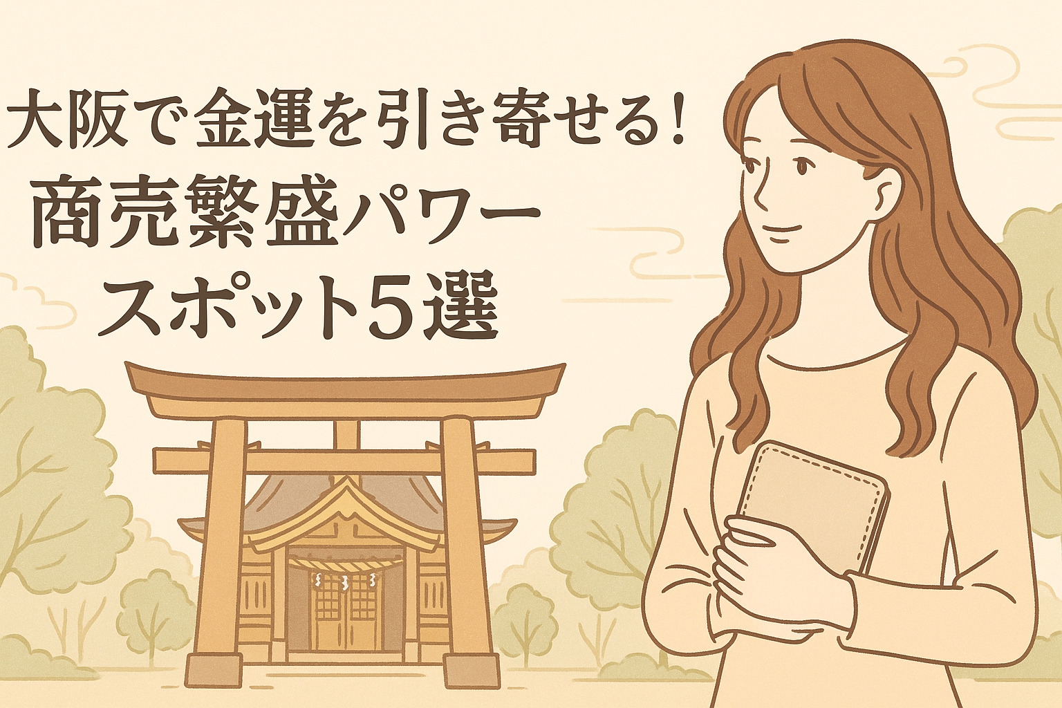 大阪で金運を引き寄せる！商売繁盛パワースポット5選