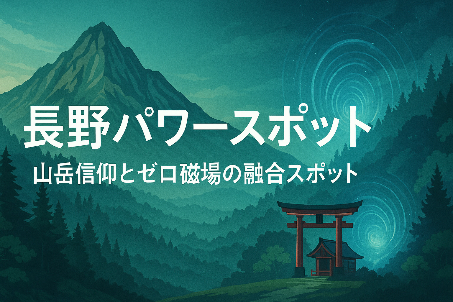 長野パワースポット｜山岳信仰とゼロ磁場の融合スポット