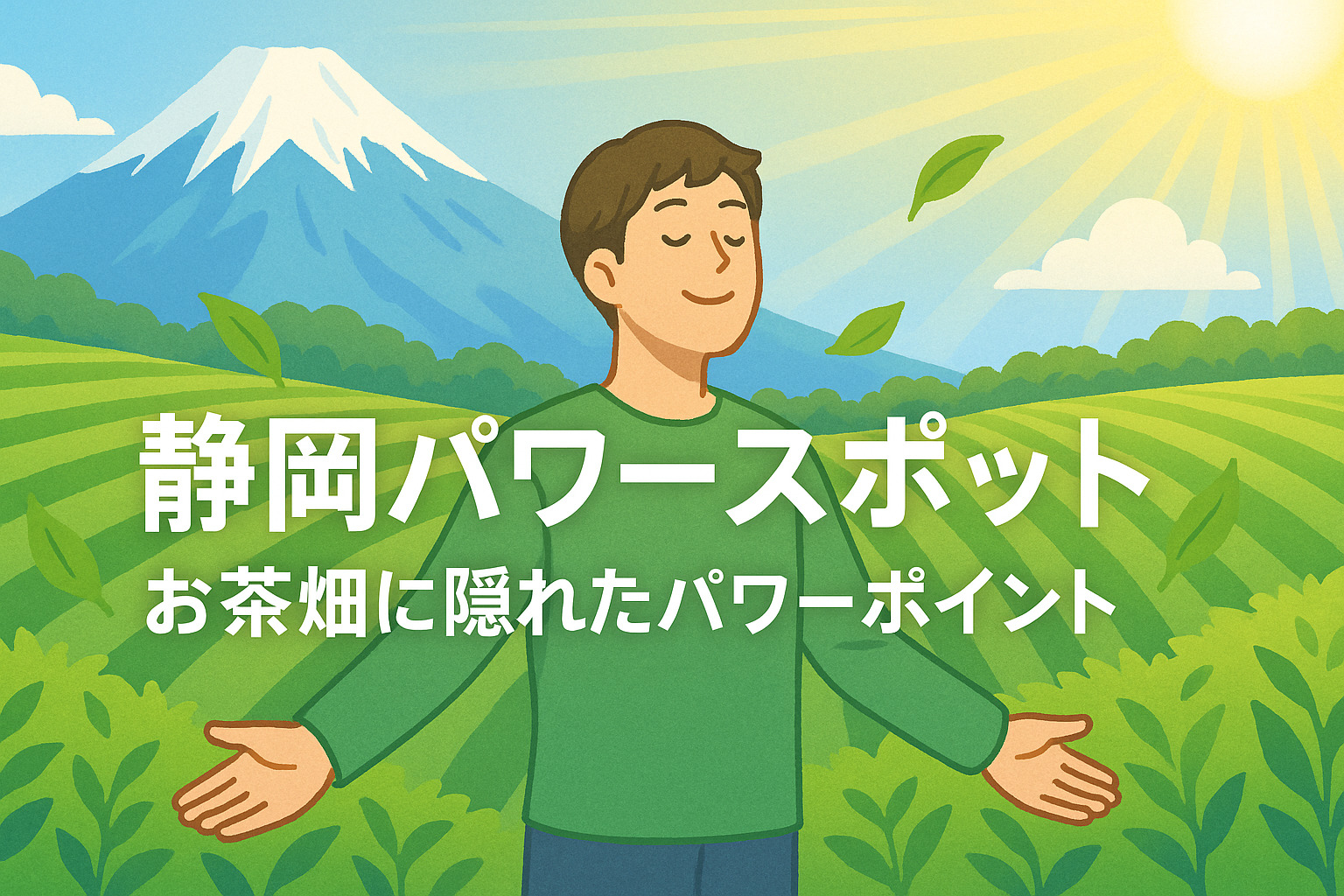 静岡パワースポット｜お茶畑に隠れたパワーポイント