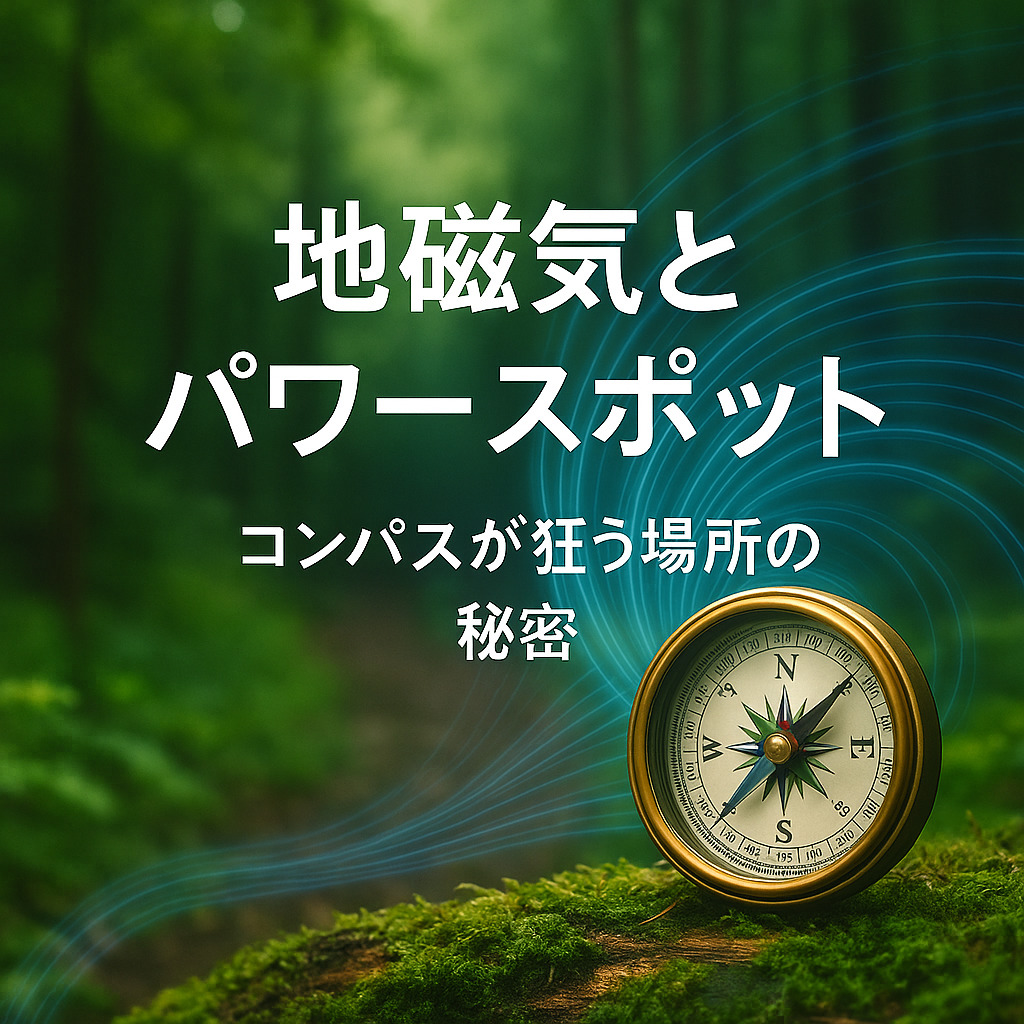 地磁気とパワースポットの縁　コンパスが狂う場所の秘密