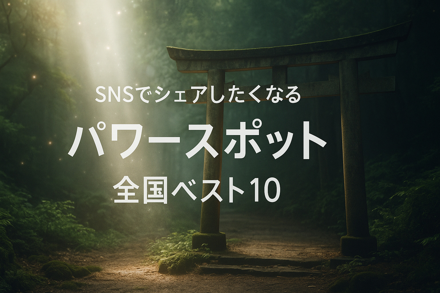 SNSでシェアしたくなる全国のパワースポット10選｜心と写真に残る癒しの場所