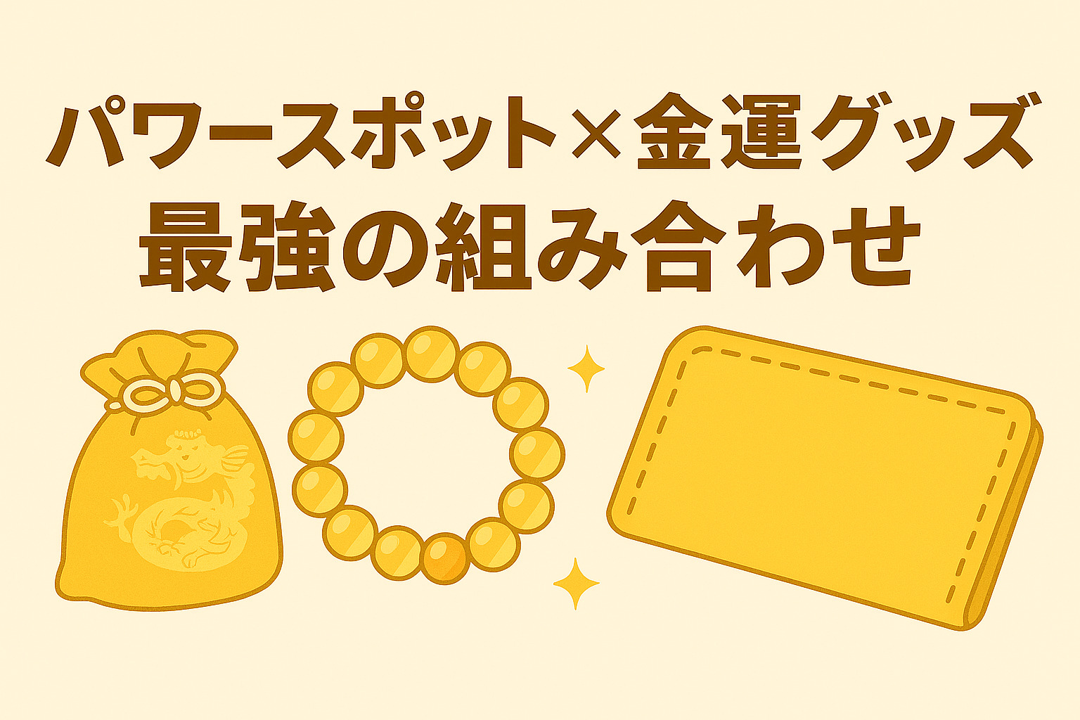 パワースポット×金運グッズ｜最強の組み合わせで運気を高める方法