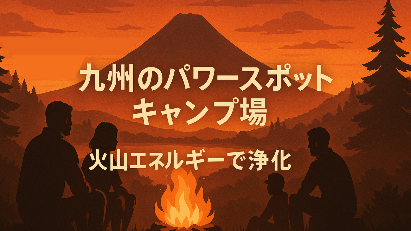 九州のパワースポットキャンプ場｜火山エネルギーで浄化
