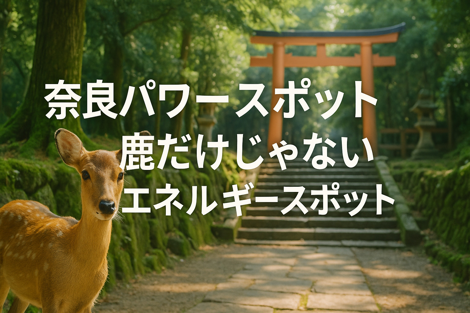 奈良パワースポット｜鹿だけじゃないエネルギースポット