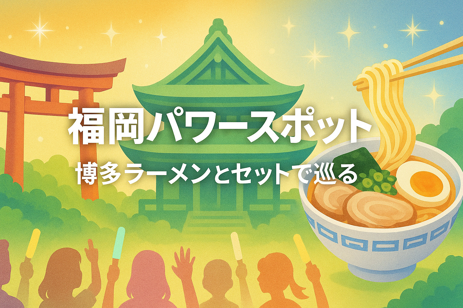 福岡パワースポット｜博多ラーメンとセットで巡る聖地